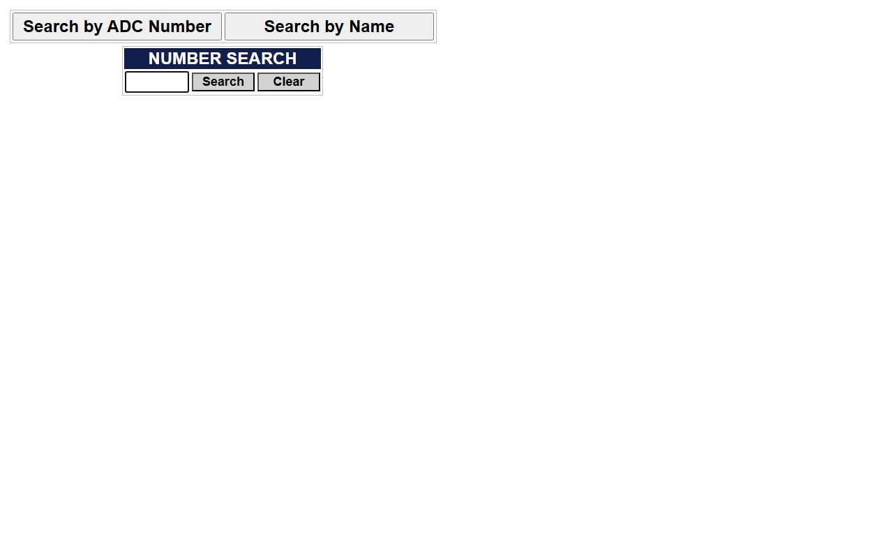 Arizona ADCRR active inmate search database interface